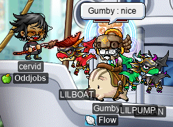 Clean boat (with Gumby)
