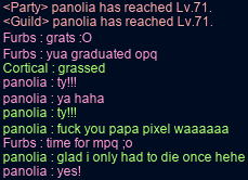 panolia hits level 71~!