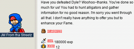 Have you defeated Dyle?