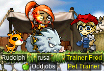 rusa finishes the Henesys pet JQ
