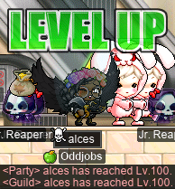 alces hits level 100~!!!!!!!!