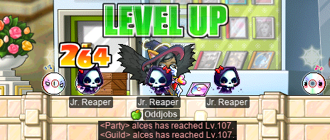 alces hits level 107~!
