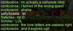 Turned in the Love Letter quest on accident…