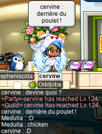 cervine hits level 124~!