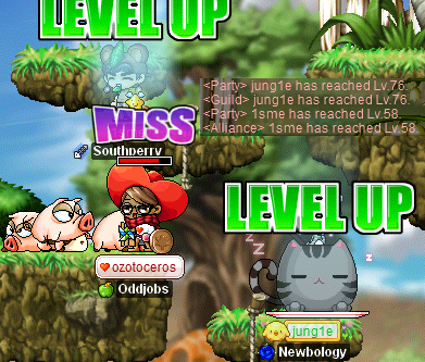 1sme and jung1e do a double levelup!!