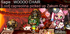 capre gets the Zakum Chair!