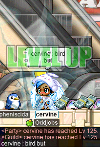 cervine hits level 125~!