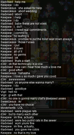 Kewpew’s vows