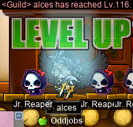 alces hits level 116~!