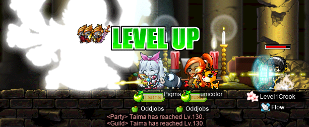 Taima hits level 130~!