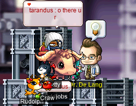 tara found Dr. De Lang…?