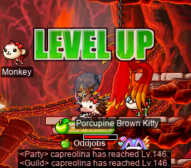 capreolina hits level 146~!