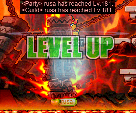 rusa hits level 181~!
