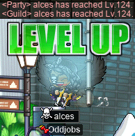 alces hits level 124!!