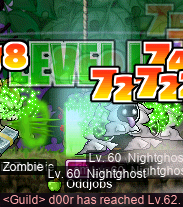 d00r hits level 62~! (@ Cemetery Full of Ghosts)