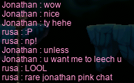 rare jonathan pink chat