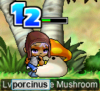 porcinus vs. an Orange Mushroom