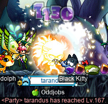 tara hits level 167~!