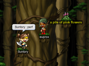 Nabbing a pile of pink flowers (Suntory: perf)