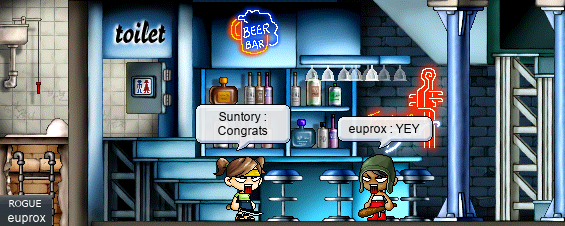euprox is a rogue now (euprox: YEY / Suntory: Congrats)