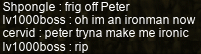 Peter…