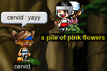 a pile of pink flowers (cervid: yayy)