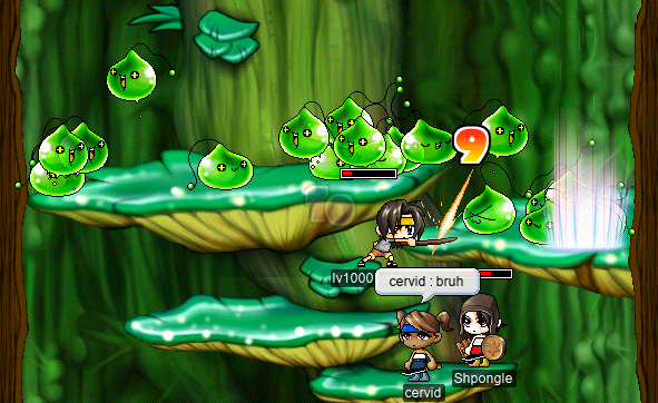 All the Slimes are at the top (cervid: bruh)