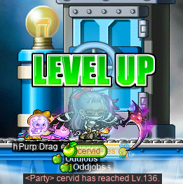 cervid hits level 136~!