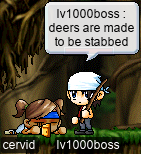 lv1000boss: deers are made to be stabbed