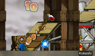 Kokeshi learns magic (Energy Bolt! Energy Bolt!)