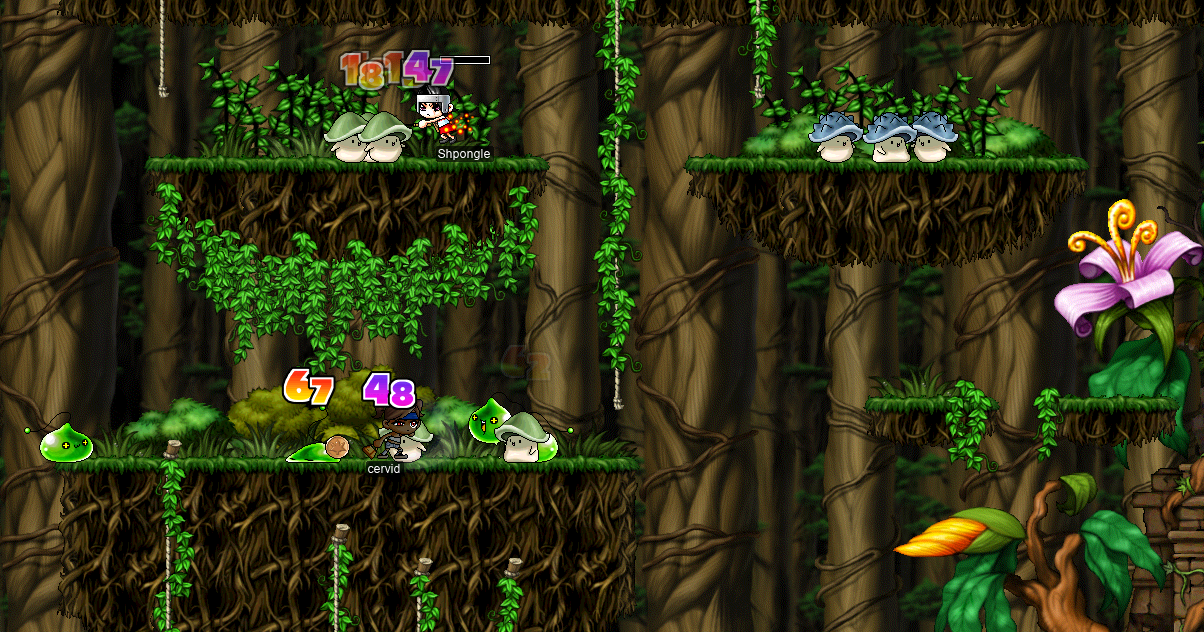 The Gang at Swampy Land in a Deep Forest