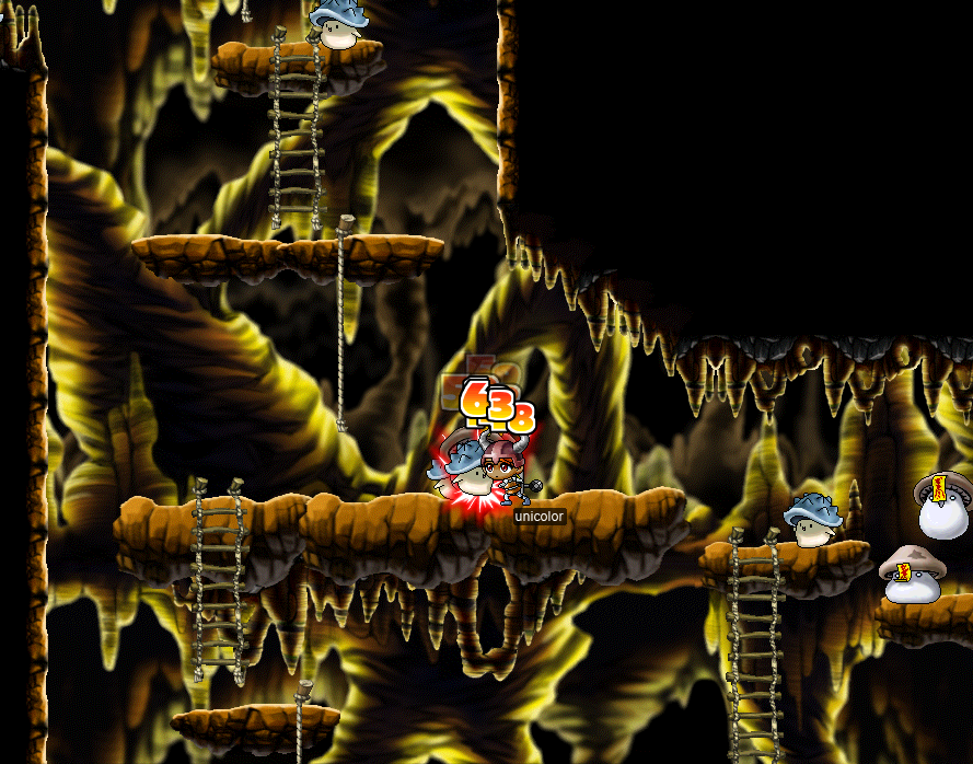 unicolor descends into the Ant Tunnel