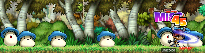 The Blue Mushroom Forest