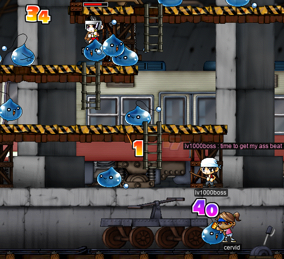 lv1000boss: time to get my ass beat