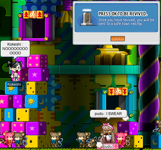 R.I.P. pudu (Kokeshi: NOOOOOOOOOOOO / pudu: I SWEAR)