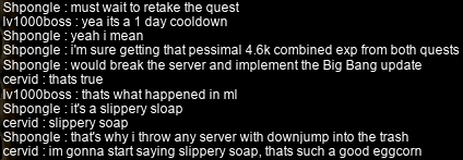 Slippery soap