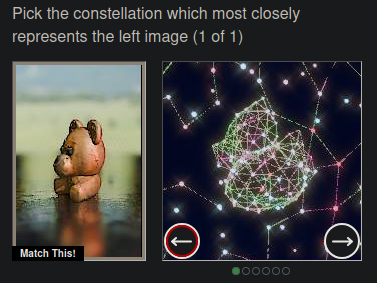 Pick the constellation which most closely represents the left image (1 of 1)
