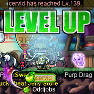 cervid hits level 139~!