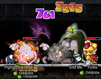 Furbs, Taima, & cervid beating up Kimera in BRPQ