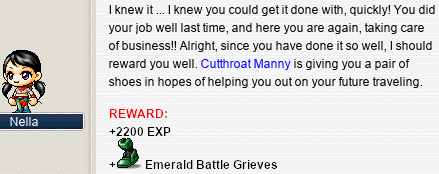 Finally helping out Cutthroat Manny