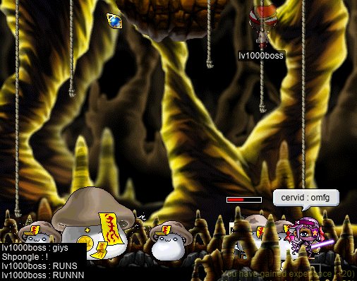 Zombie Mushmom spawns!!