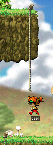 A rope from the pre-downjump days of yore