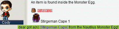 Another Stirgeman Cape…?