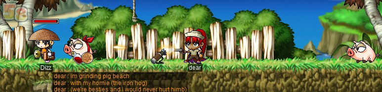 Dizz & dear @ The Pig Beach