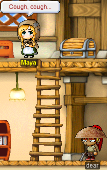 Getting the Bramboo from Maya (Maya: Cough, cough…)