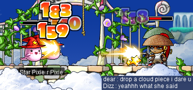 Bullying the Star Pixies into dropping their Cloud Pieces