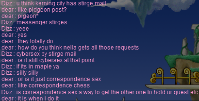 Correspondence sex