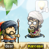 dear disguised as Tigun approaches Karcasa