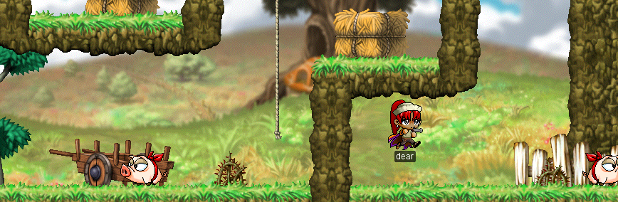 dear completing the hay maze @ Utah’s Pig Farm