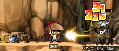 Farming Very Dry Branches from Dark Axe Stumps